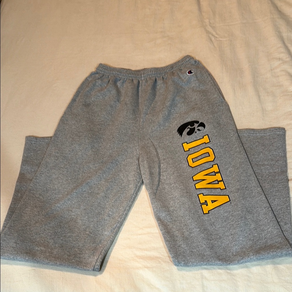 Champion Iowa Gray Sweatpants
